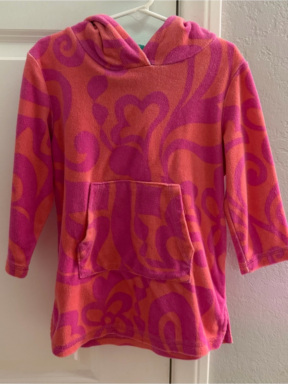 Mini Boden Swim Coverup Hooded Towel 2-3 years